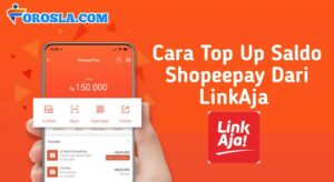 Cara Top Up Saldo Shopeepay dari LinkAja Terbaru